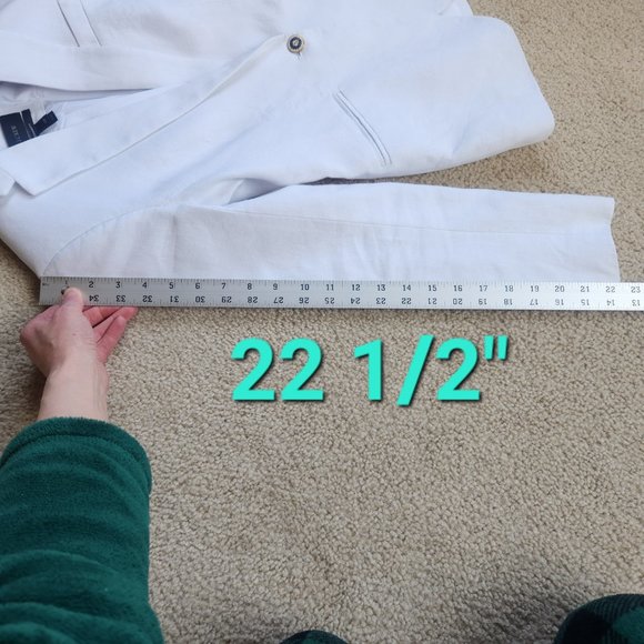 NEW J. Crew White Linen Campbell Blazer 0 00 000 READ: SIZING - Picture 7 of 16